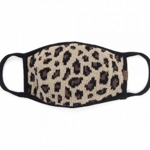 C.c Leopard Sweater Mask